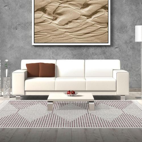 Kaymaz Taban Djt Salon Halısı Trend Saçaklı İskandinav F5085 Yeşil