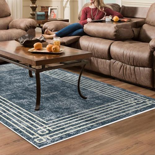 Kaymaz Taban Djt Salon Halısı Yıldız Deri Modern M5142 Bej