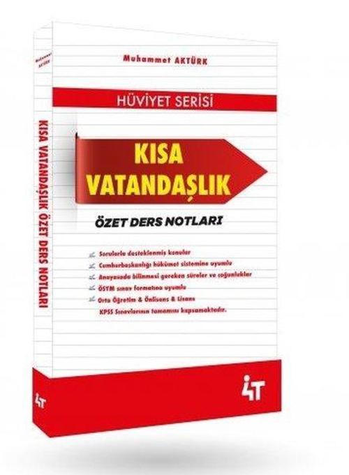 Kısa Vatandaşlık Özet Ders Notları