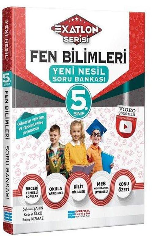 5.Sınıf Fen Bilimleri Video Çözümlü Soru Bankası - Exatlon Serisi