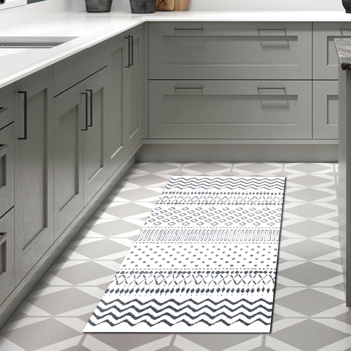 Kaymaz Taban Djt Mutfak Halısı Yıldız Deri İskandinav F5086