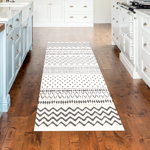 Kaymaz Taban Djt Mutfak Halısı Yıldız Deri İskandinav F5086