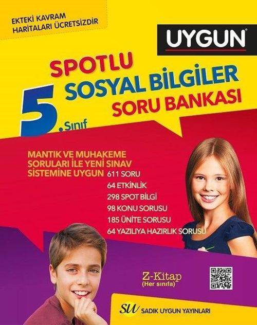 5.Sınıf Spotlu Sosyal Bilgiler Kavram Haritası Soru Bankası