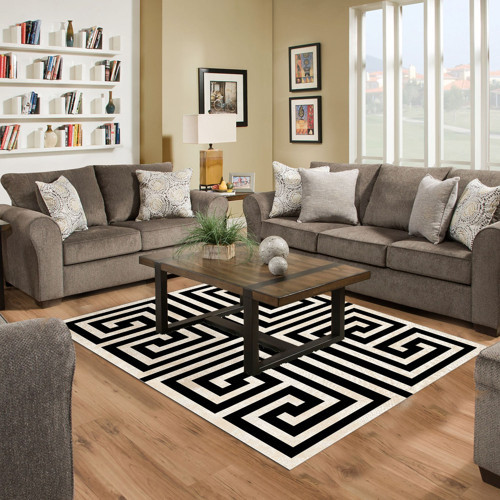 Kaymaz Taban Djt Salon Halısı Yıldız Deri Modern 658M