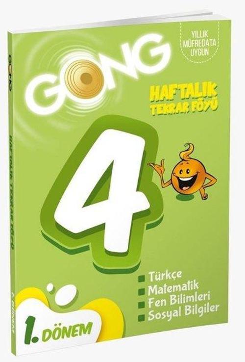 Gong 4. Sınıf 1. Dönem Haftalık Tekrar Föyü