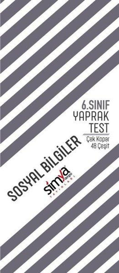 6. Sınıf Sosyal Bilgiler Çek Kopar