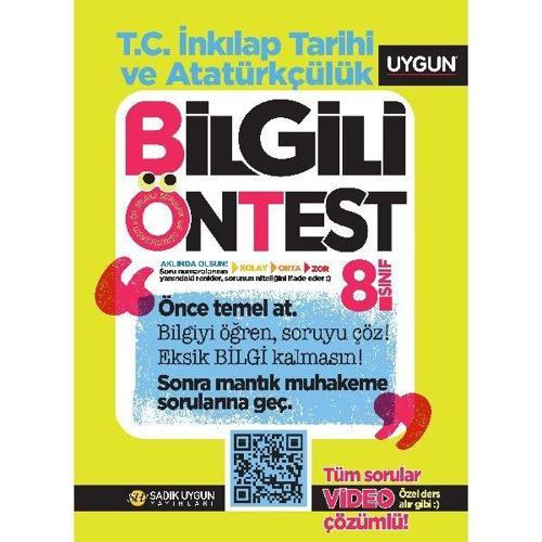 8.Sınıf Bilgili Ön Test T.C. İnkılap Tarihi Ve Atatürkçülük