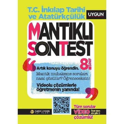 8.Sınıf Mantıklı Son Test T.C. İnkılap Tarihi Ve Atatürkçülük