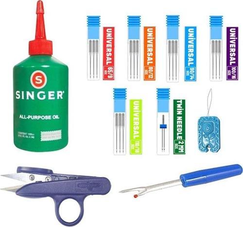 Ev Tipi Aile Dikiş Makinesı Iğne Yağ Makas Iplik Takma Aksesuar Seti