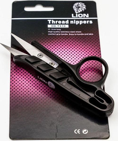 Lion 5120 Paslanmaz Çelik Ağızlı Tekstil Iplik Temizleme Makası Plastik Parmaklı