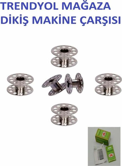 Ev Tipi Aile Dikiş Makinesi Mekik 6 Adet Masura-10 Adet Dali 14 Numara Iğne H-1-106