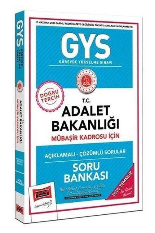 GYS T.C. Adalet Bakanlığı Mübaşir Kadrosu İçin Açıklamalı Soru Bankası