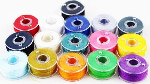 Ev Tipi Aile Dikiş Makinası 16 Adet Renkli Iplikli Plastik Masura