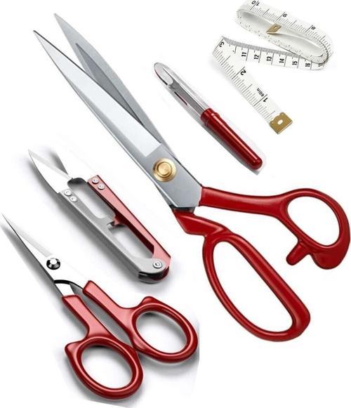 8'' Numara Somunlu Kumaş Kesim Makası Set