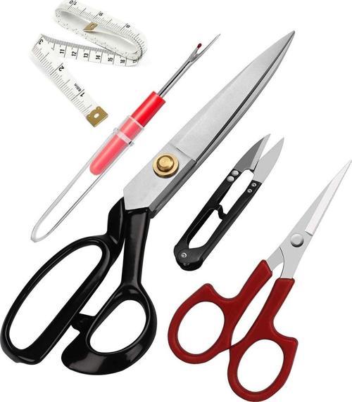 Çelik Profesyonel Kumaş Kesim Makası Set 10 No 25Cm