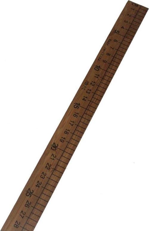 1 Metre Çok Amaçlı Bambu Tahta Cetvel