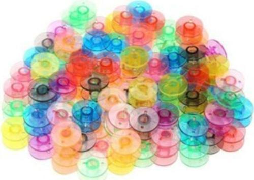 6 Yıl Ev Tipi Aile Dikiş Makinası 50 Adet Renkli Plastik Masura Metalik