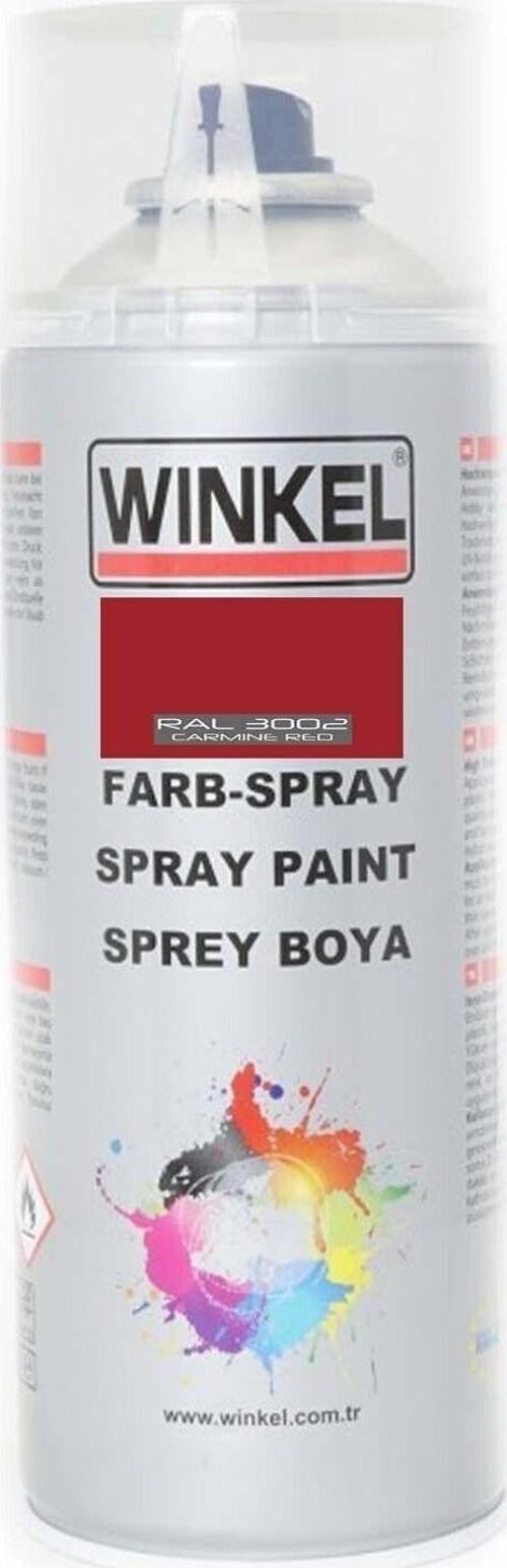 Akrilik Ral 3002 Karmen Kırmızı Sprey Boya 400 Ml