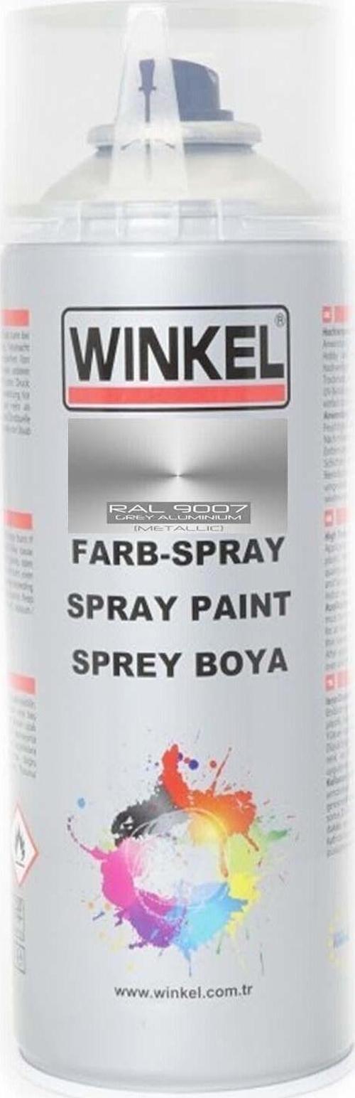 Akrilik Ral 9007 Alüminyum Gri Sprey Boya 400 Ml