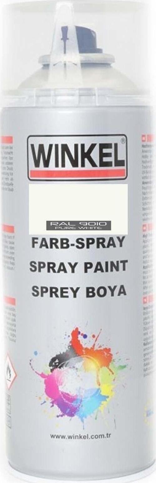 Akrilik Ral 9010 Beyaz Parlak Pure White Gloss Sprey Boya 400 Ml