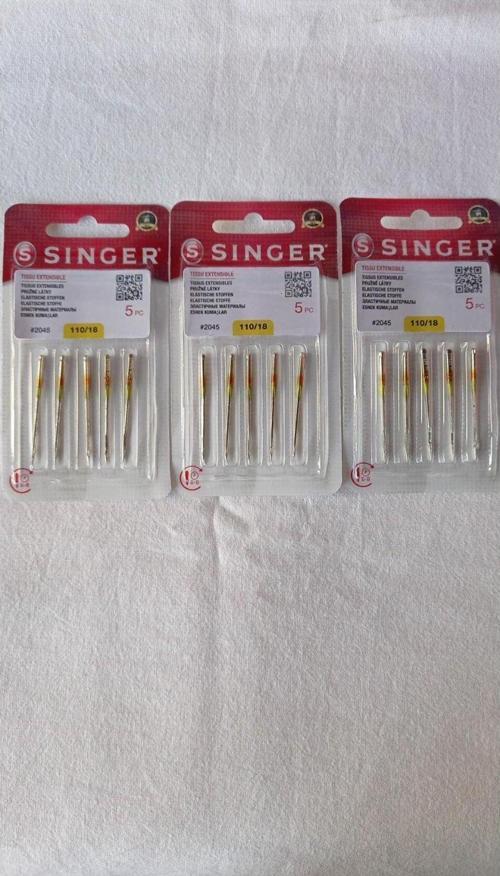 Sınger 3 Paket 18 Numara Dikiş Makinesı Iğnesi