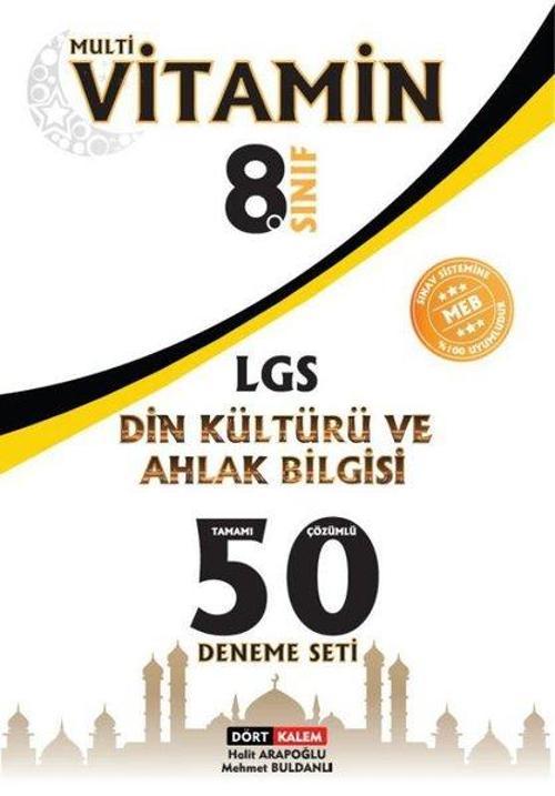 8.Sınıf Multivitamin LGS Din Kültürü ve Ahlak Bilgisi 50 Deneme Seti