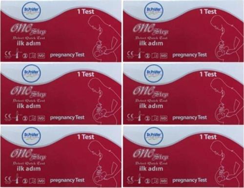 Hızlı Gebelik Testi Kaset Test X 6 Adet (Hamilelik Testi)