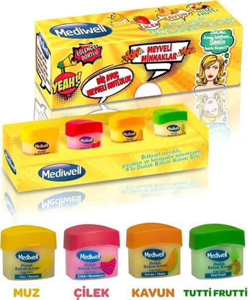 Dudak Bakım Kremi 4 Adet X 5 Ml
