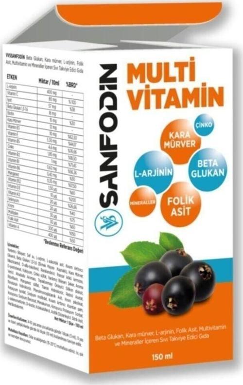 Sanfodin Kids Multvitamin Şurup 150 Ml