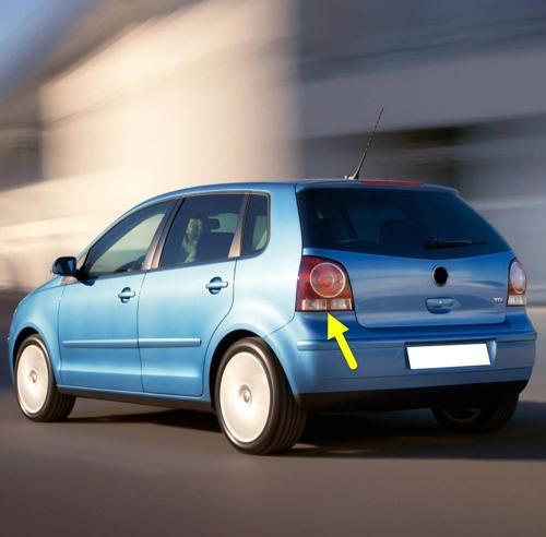 VW Polo 2005-2009 Sol Arka Stop Fren Lambası Camı 6Q6945095AB