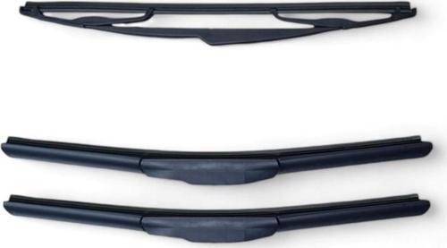 Jeep Wrangler Rubicon JK 2008-2017 Ön Cam Arka Cam Silecek Seti