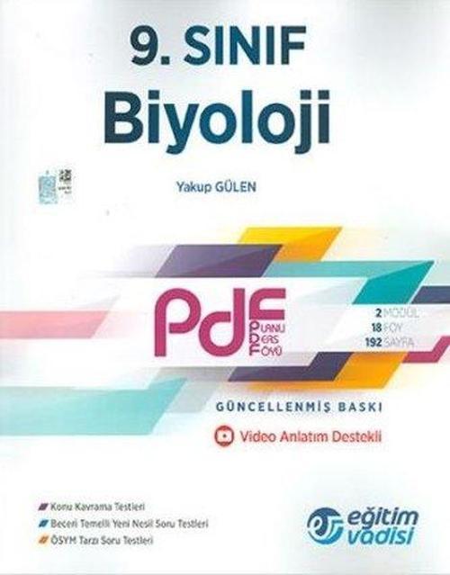 9.Sınıf Biyoloji  Pdf Planlı Ders Föyü Video Anlatım Destekli