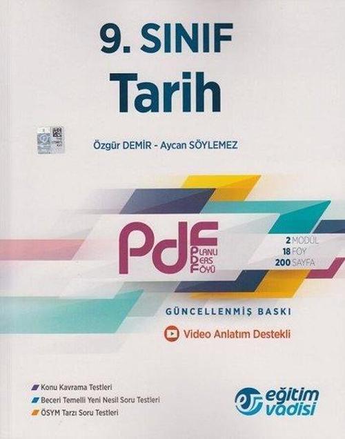 9.Sınıf Tarih  Pdf Planlı Ders Föyü Video Anlatım Destekli