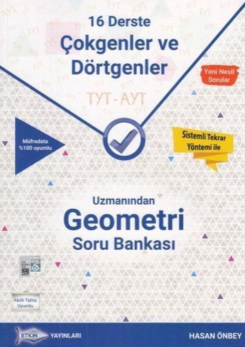 TYT AYT Uzmanından Geometri Soru Bankası - 16 Derste Çokgenler ve Dörtgenler