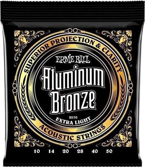 P02570 Aluminum Bronz Extra Light 10-50 Akustik Gitar Tel Seti
