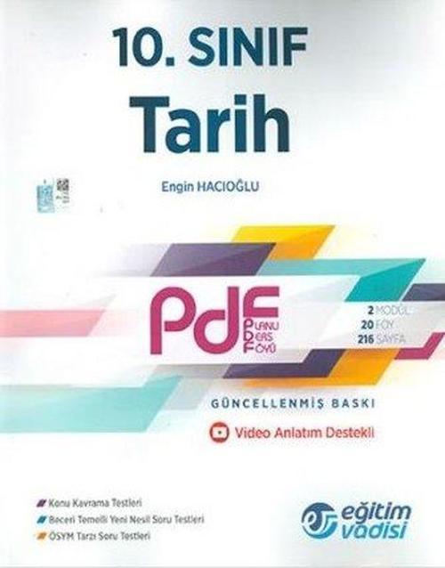 10.Sınıf Tarih  Pdf Planlı Ders Föyü Video Anlatım Destekli