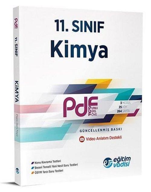 11.Sınıf Kimya  Pdf Planlı Ders Föyü Video Anlatım Destekli