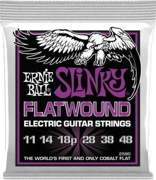 Power Slinky Flatwound Elektro Gitar Teli 11-48