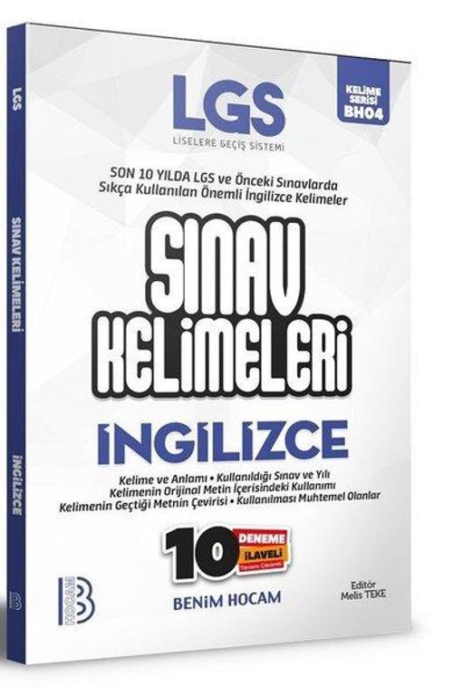 LGS İngilizce Sınav Kelimeleri 10 Deneme İlaveli