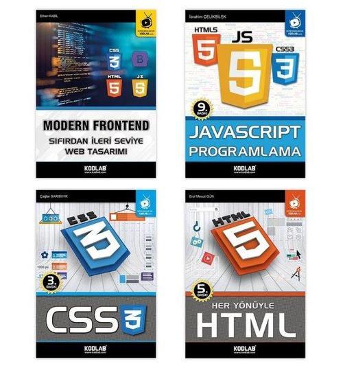 Modern Web Tasarım Seti - 4 Kitap Takım
