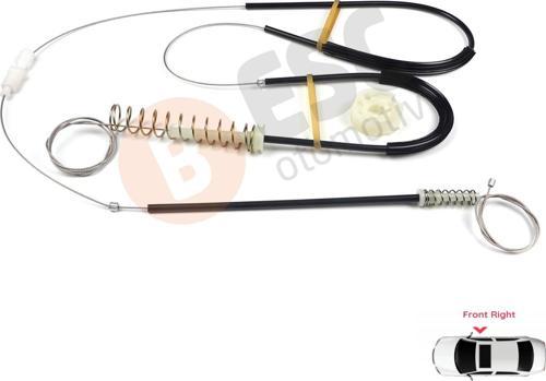 Audi TT MK1 8N 8N3 8N9 1998-2006 2-Kapı 8N0837462 İçin Elektrikli Sağ Cam Kriko Tamir Seti