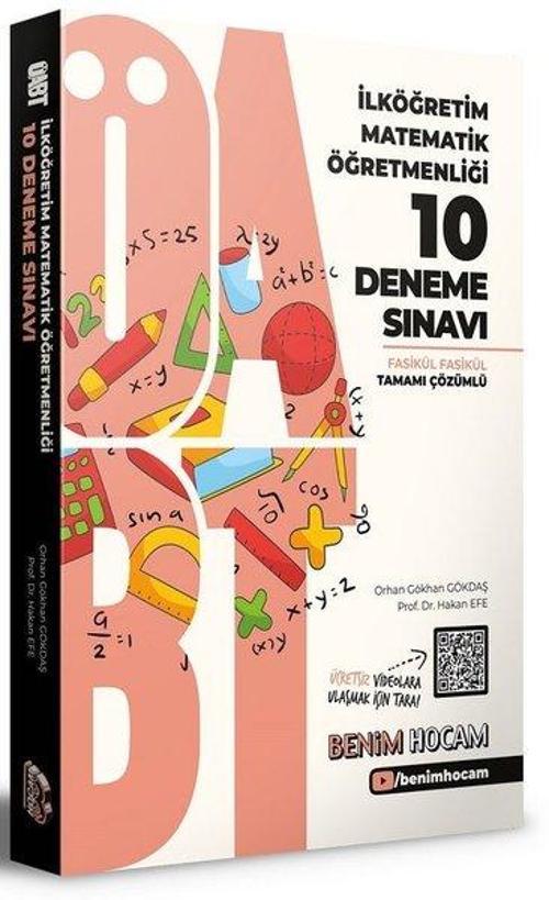 2021 ÖABT İlköğretim Matematik Öğretmenliği Tamamı Çözümlü 10 Fasikül Deneme Sınavı
