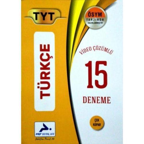 TYT Türkçe 15 Deneme Video Çözümlü