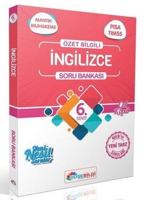 6. Sınıf İngilizce Özet Bilgili Soru Bankası 