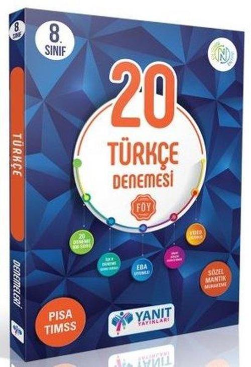 8. Sınıf LGS Türkçe 20 Çözümlü Föy Deneme