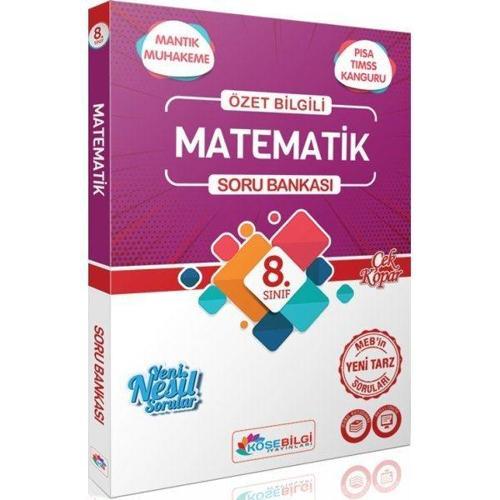 8. Sınıf Matematik Özet Bilgili Soru Bankası 