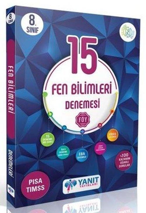 8. Sınıf Fen Bilimleri 15'li Branş Denemesi Yanıt Yayın