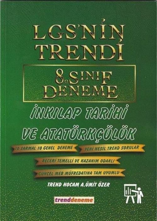 8. Sınıf LGS İnkılap Tarihi ve Atatürkçülük LGSnin Trendi 10 Deneme