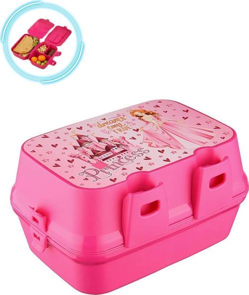 Geniş Pembe Prenses Beslenme Kabı