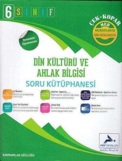 6. Sınıf Din Kültürü ve Ahlak Bilgisi Soru Kütüphanesi